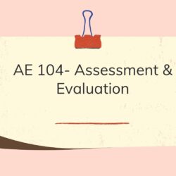 AE 104- Assessment & Evaluation Winter 2026
